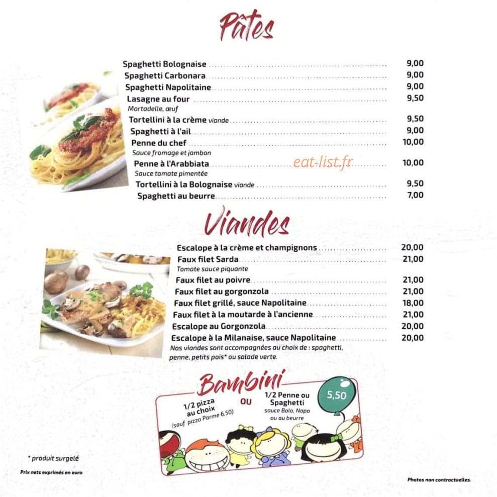 La Sarda — carte page 3