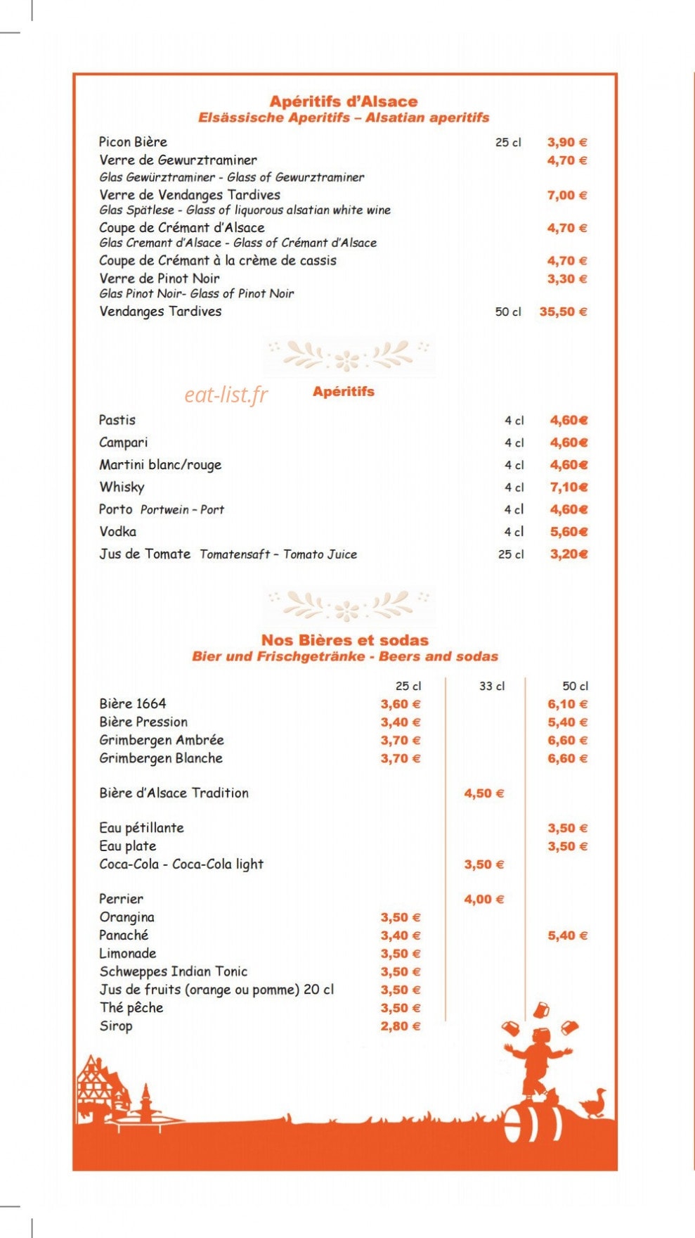 La Taverne Du Quai — carte page 5