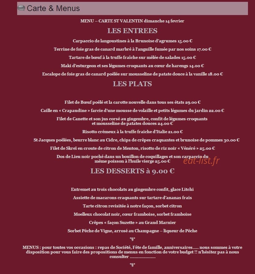 La Vignette — carte page 1