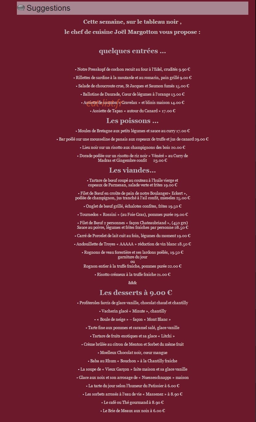 La Vignette — carte page 2