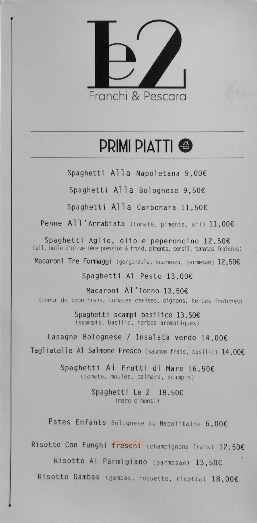 Le 2 Franchi Pescara — carte page 4