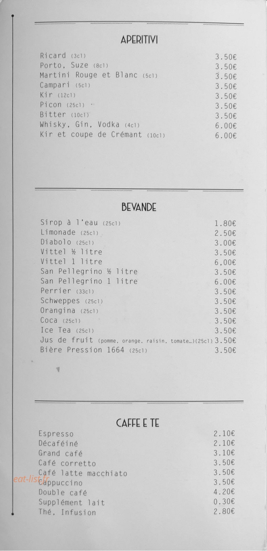 Le 2 Franchi Pescara — carte page 2