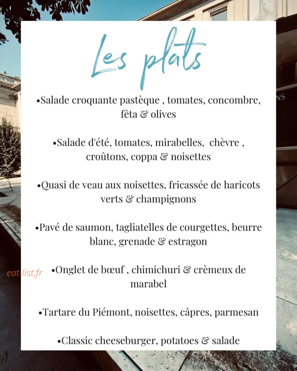 Le cafoutche — carte page 1