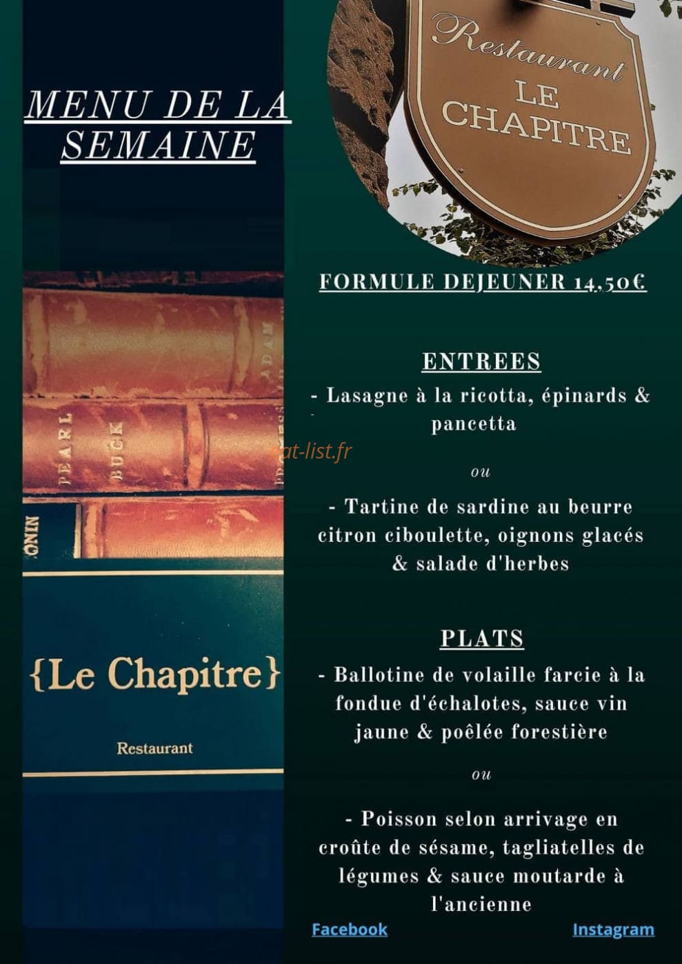 Le Chapitre — carte page 1