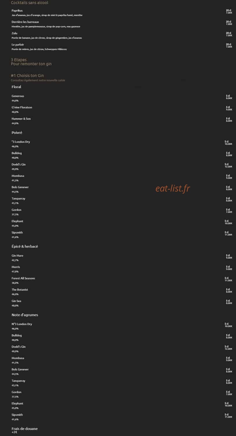 Le Douanier — carte page 2