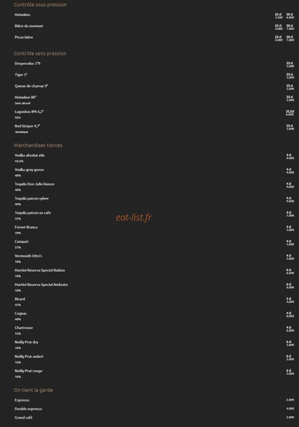 Le Douanier — carte page 6