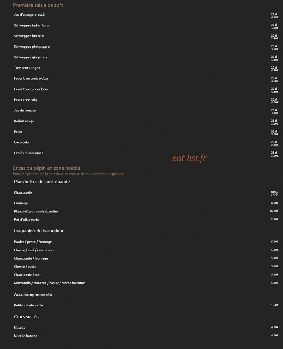Le Douanier — carte page 7