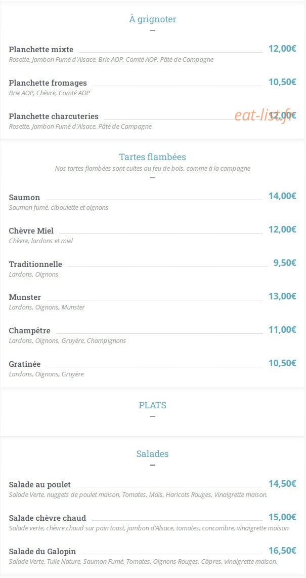 Le Galopin — carte page 1