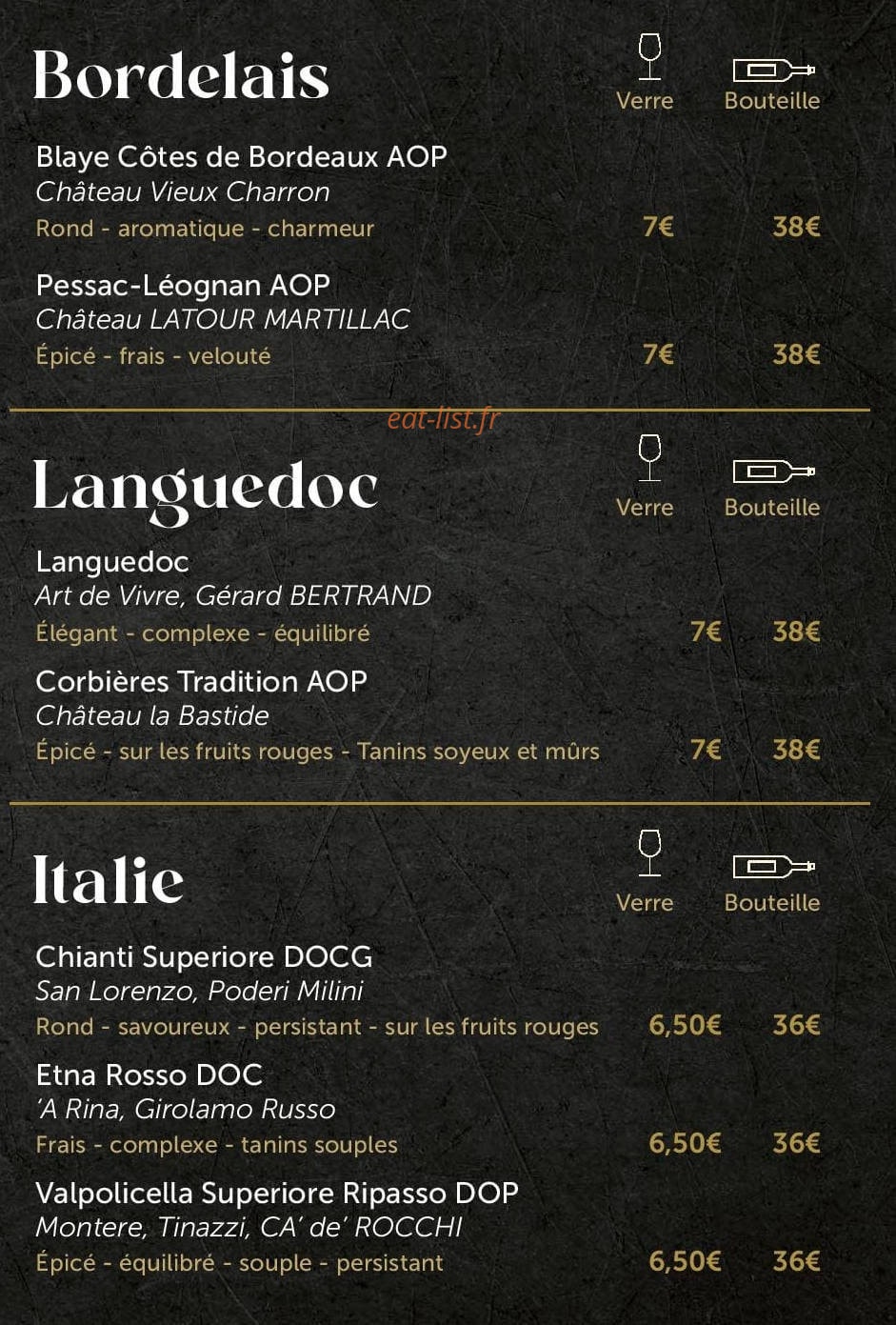Le Luxe — carte page 6