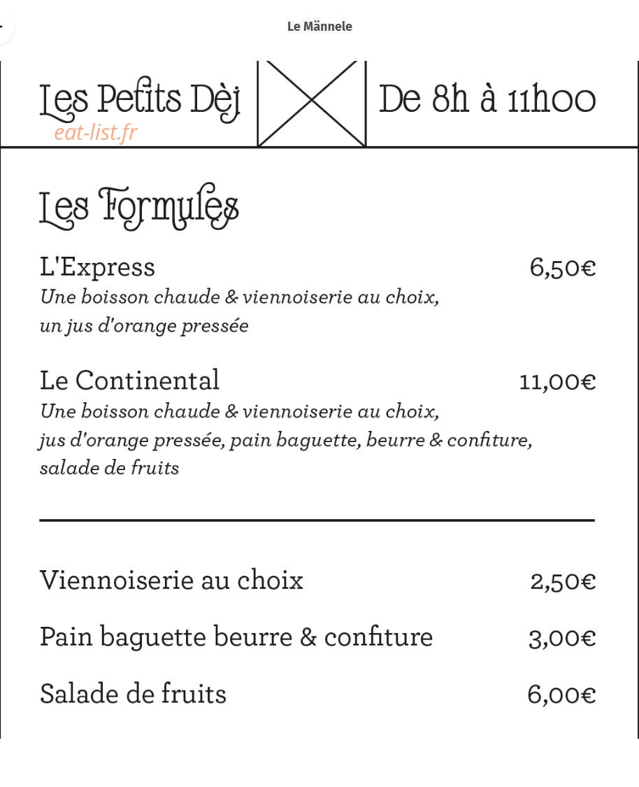 Le Männele — carte page 2