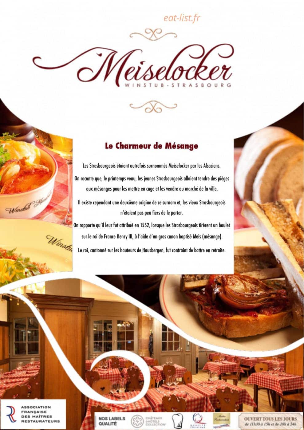 Le Meiselocker — carte page 1