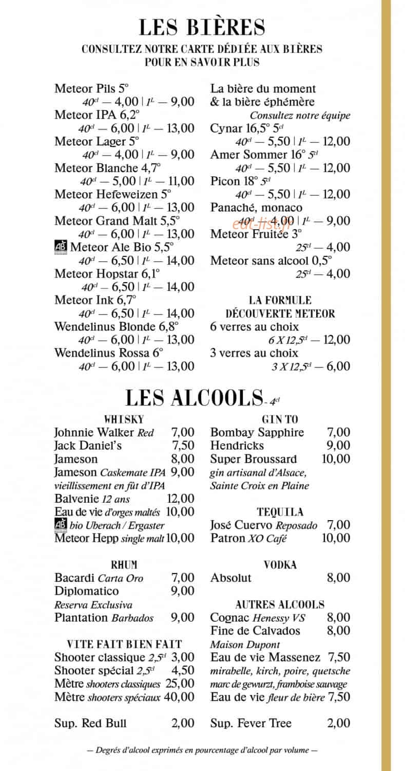 Le Météor — carte page 6