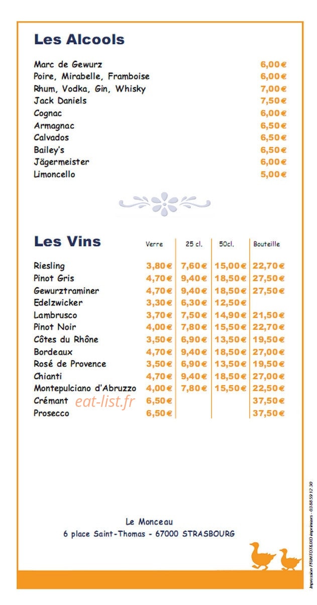Le Monceau — carte page 6