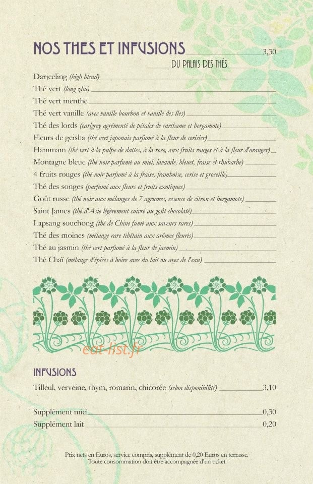 Le Moulin d'Or — carte page 3