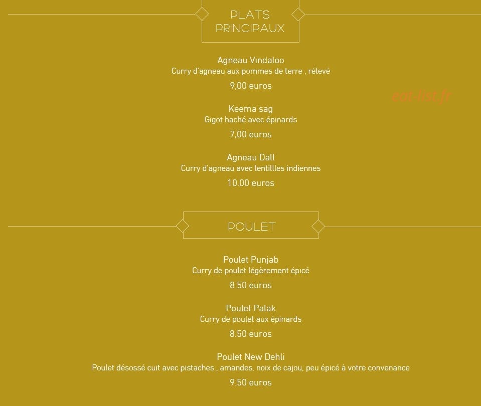 Le New Delhi — carte page 2