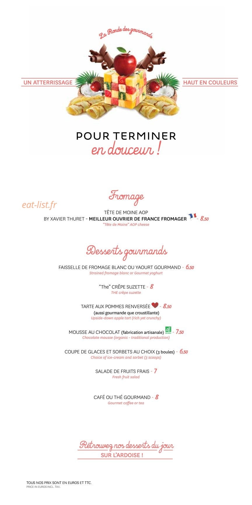Le Novotel — carte page 6