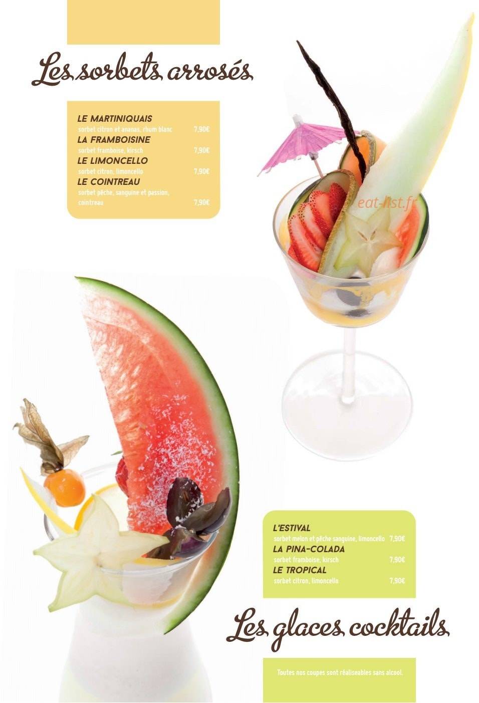 Le petit glacier — carte page 6