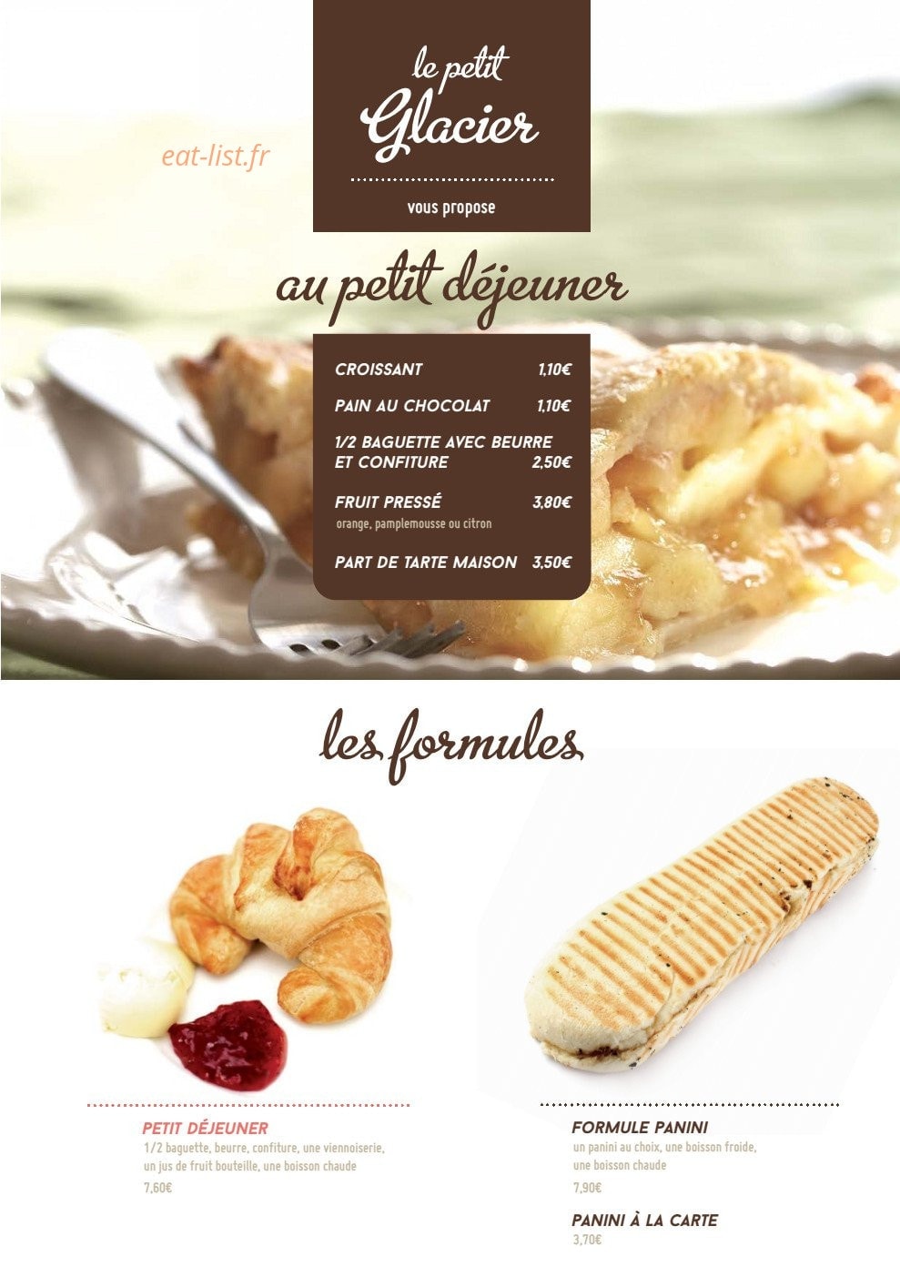Le petit glacier — carte page 7