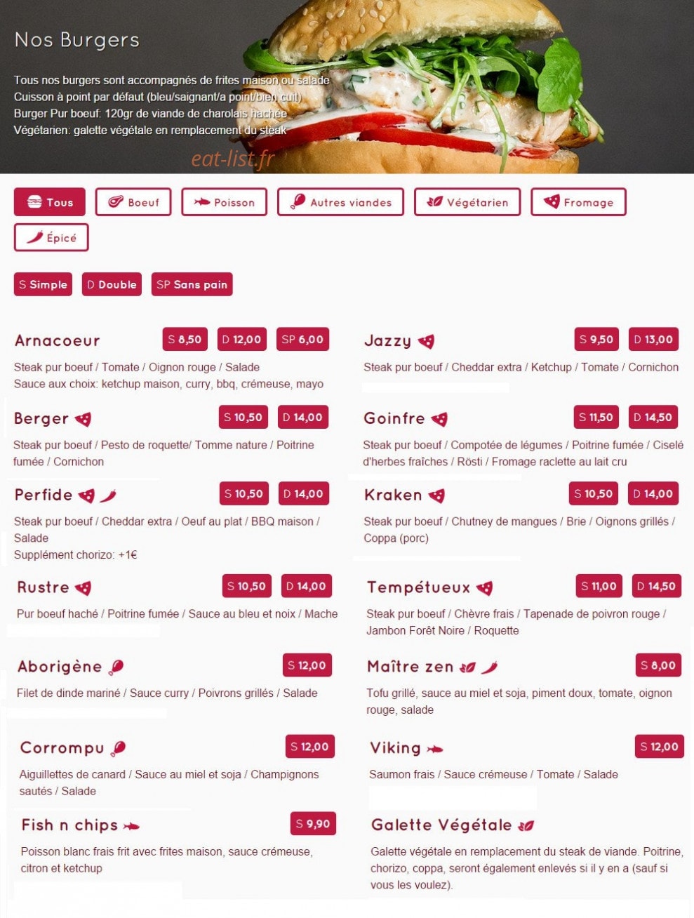 Le Pied de Mammouth — carte page 1