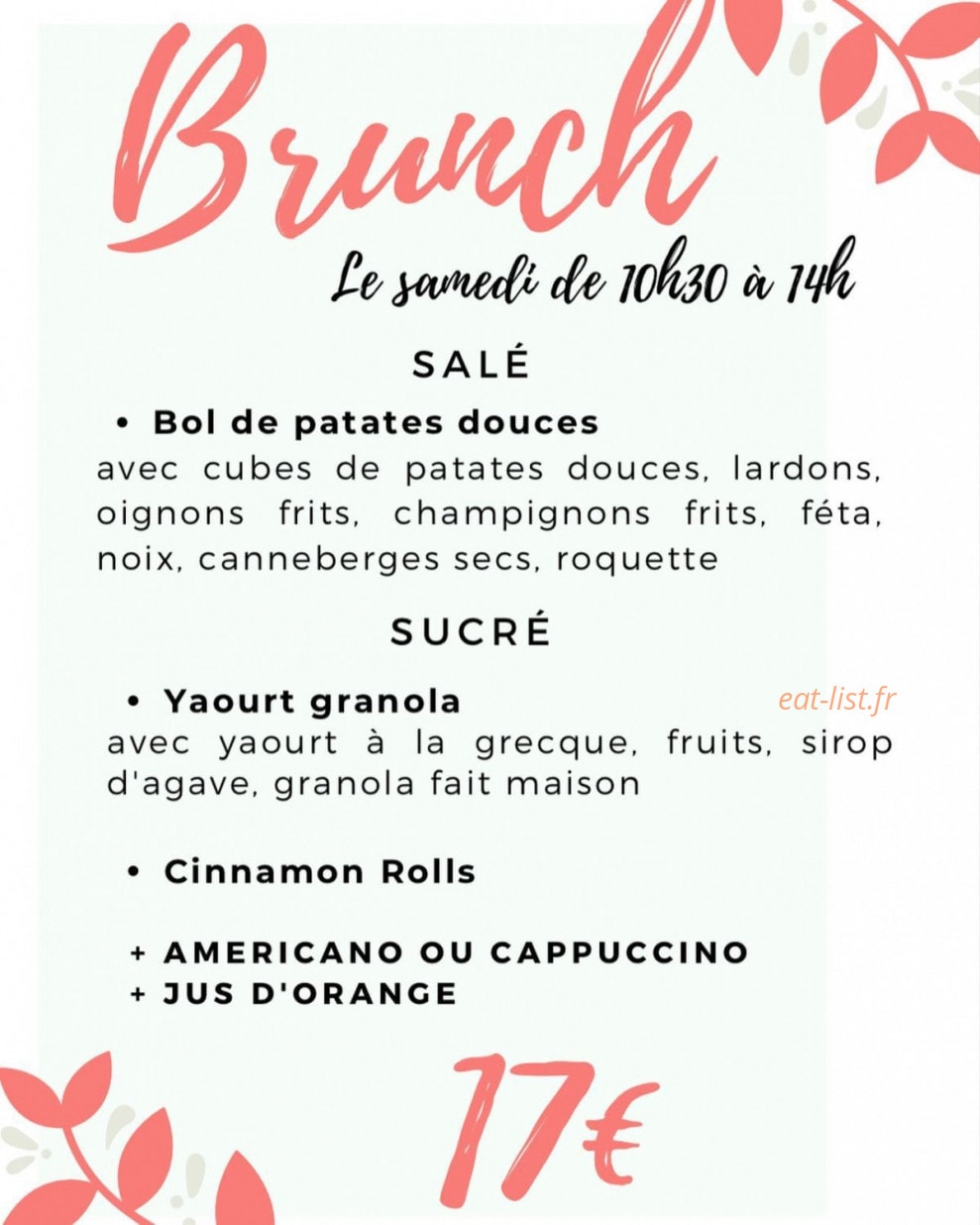Le Quai 67 — carte page 1