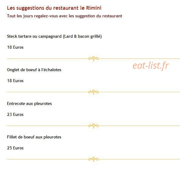 Le Rimini — carte page 8