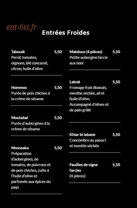 Le sultan — carte page 1