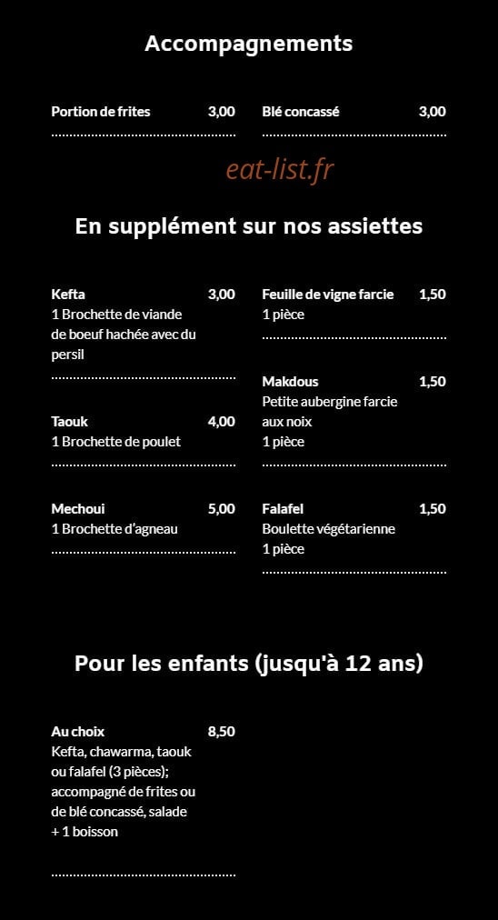 Le sultan — carte page 6