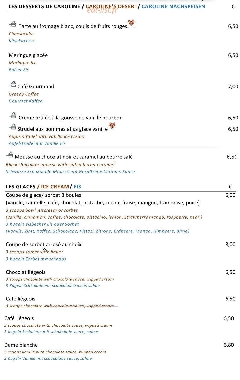 Le Tire-Bouchon — carte page 8