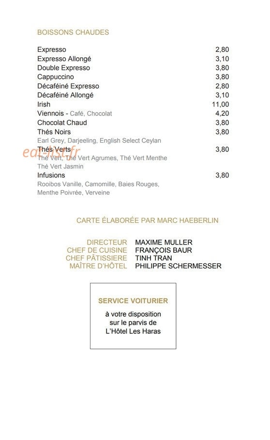 Les Haras — carte page 10
