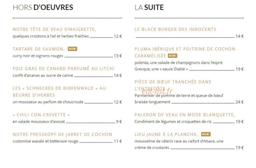 Les Innocents — carte page 2