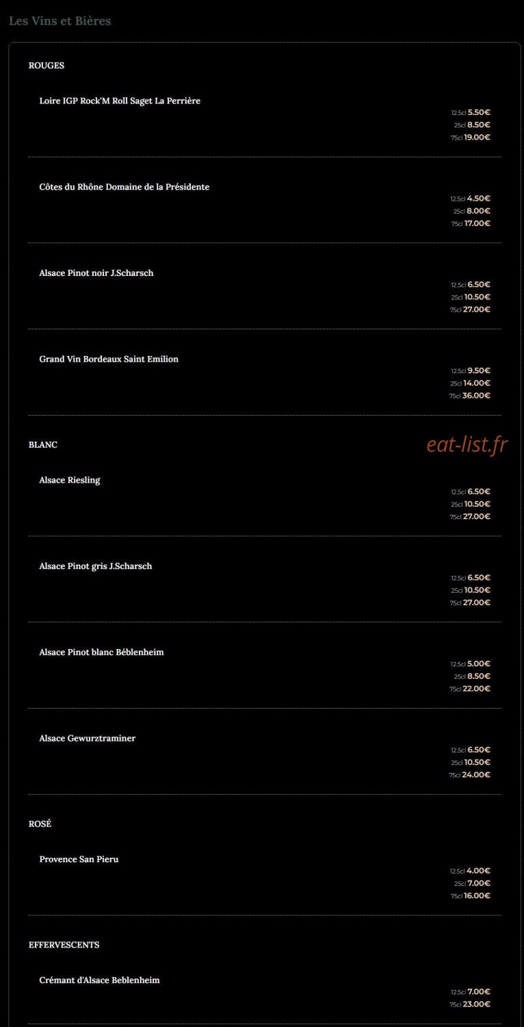 Les Lampions — carte page 5