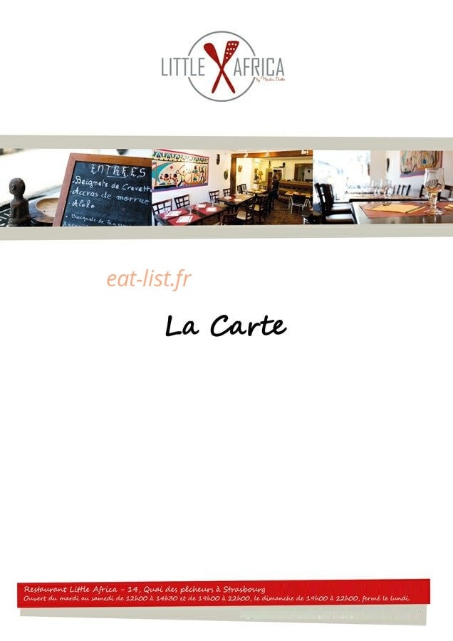 Little Africa — carte page 1