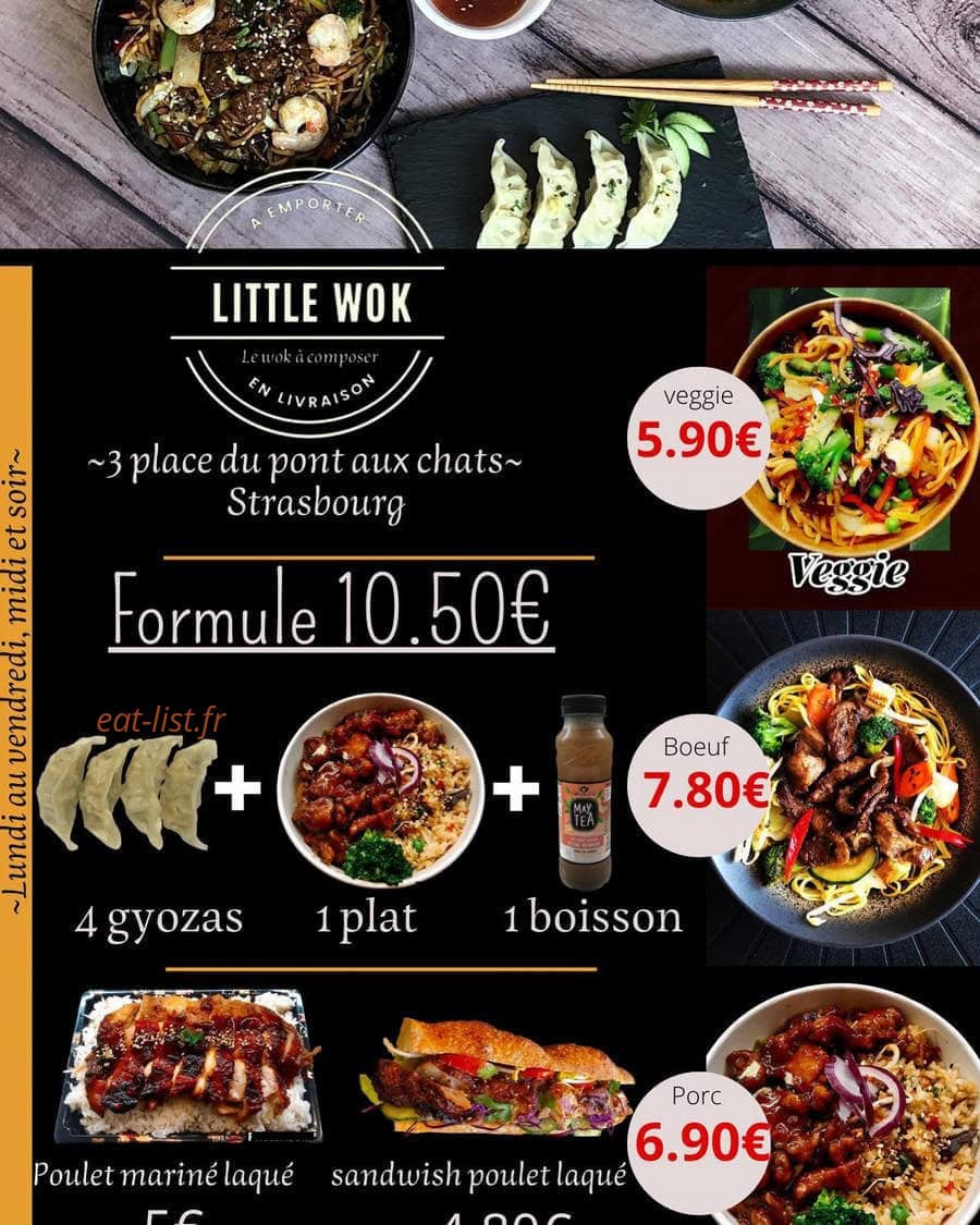 Little wok — carte page 1