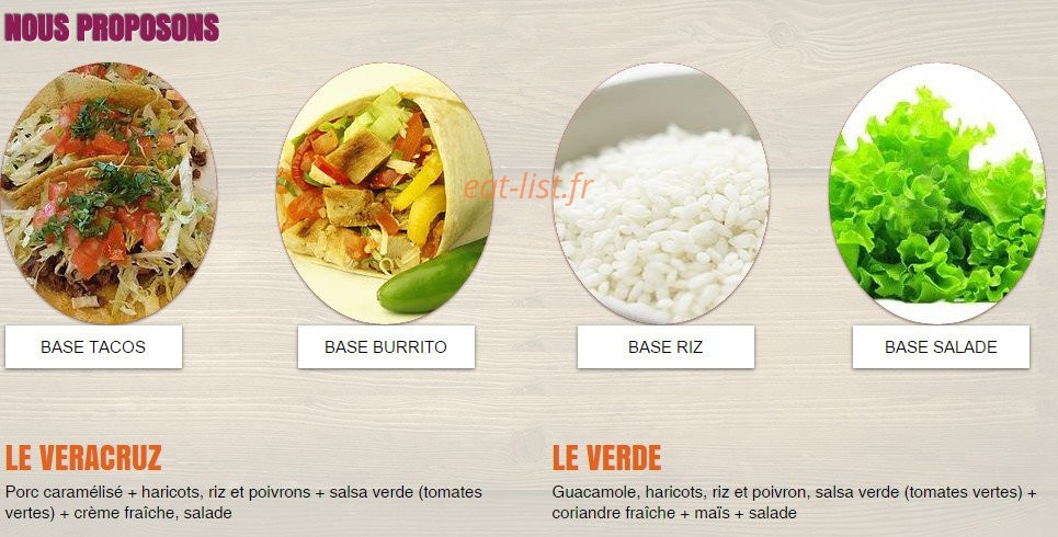 Lococina — carte page 2
