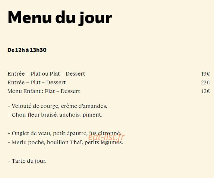 Madeleine — carte page 2
