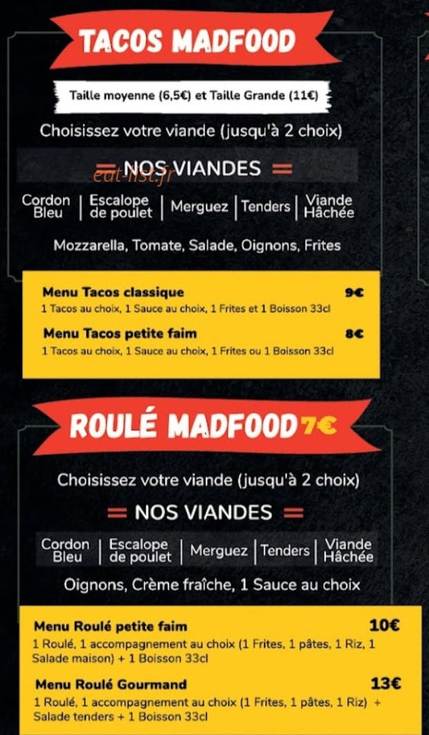 Madfood Neudorf — carte page 7