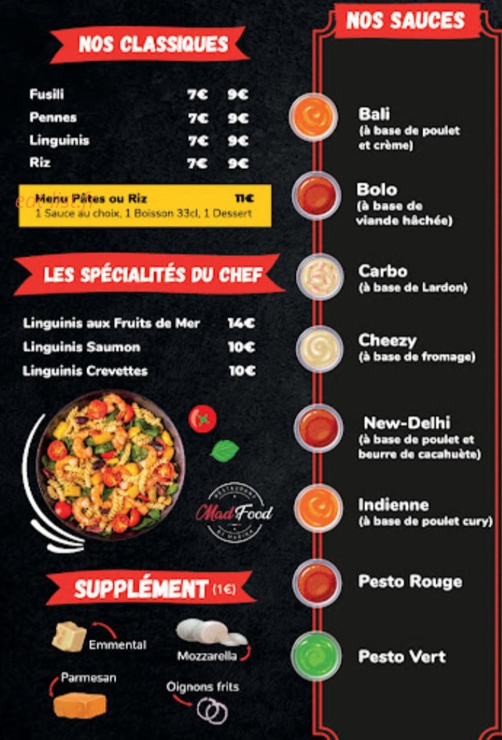 Madfood Neudorf — carte page 4