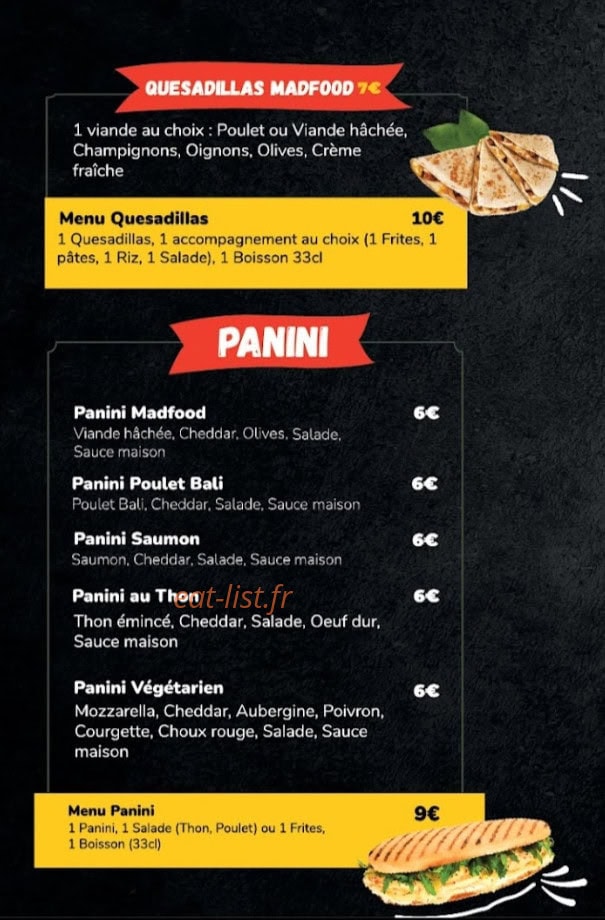 Madfood Neudorf — carte page 9