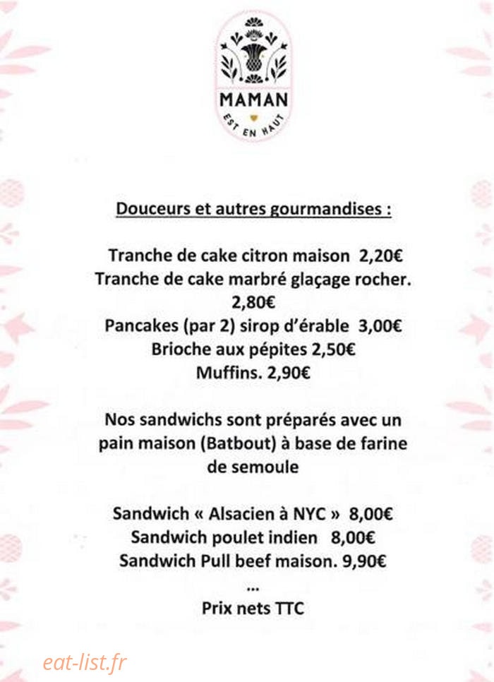 Maman est en Haut — carte page 1