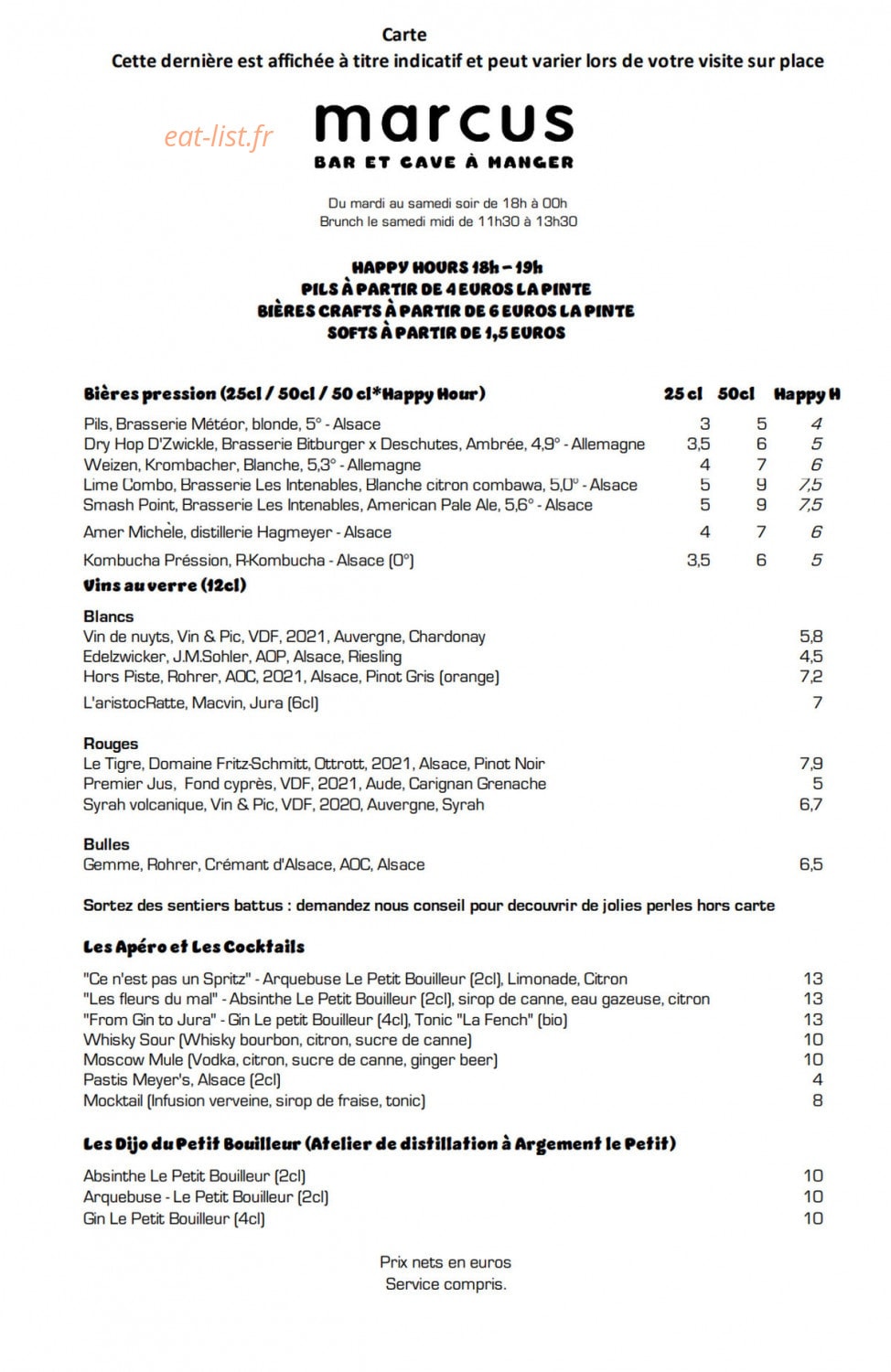 Marcus — carte page 2