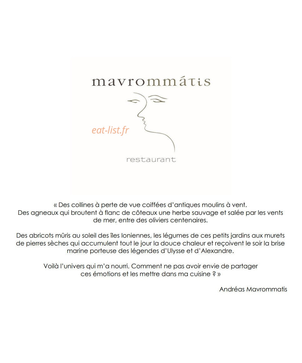 Mavrommatis — carte page 6