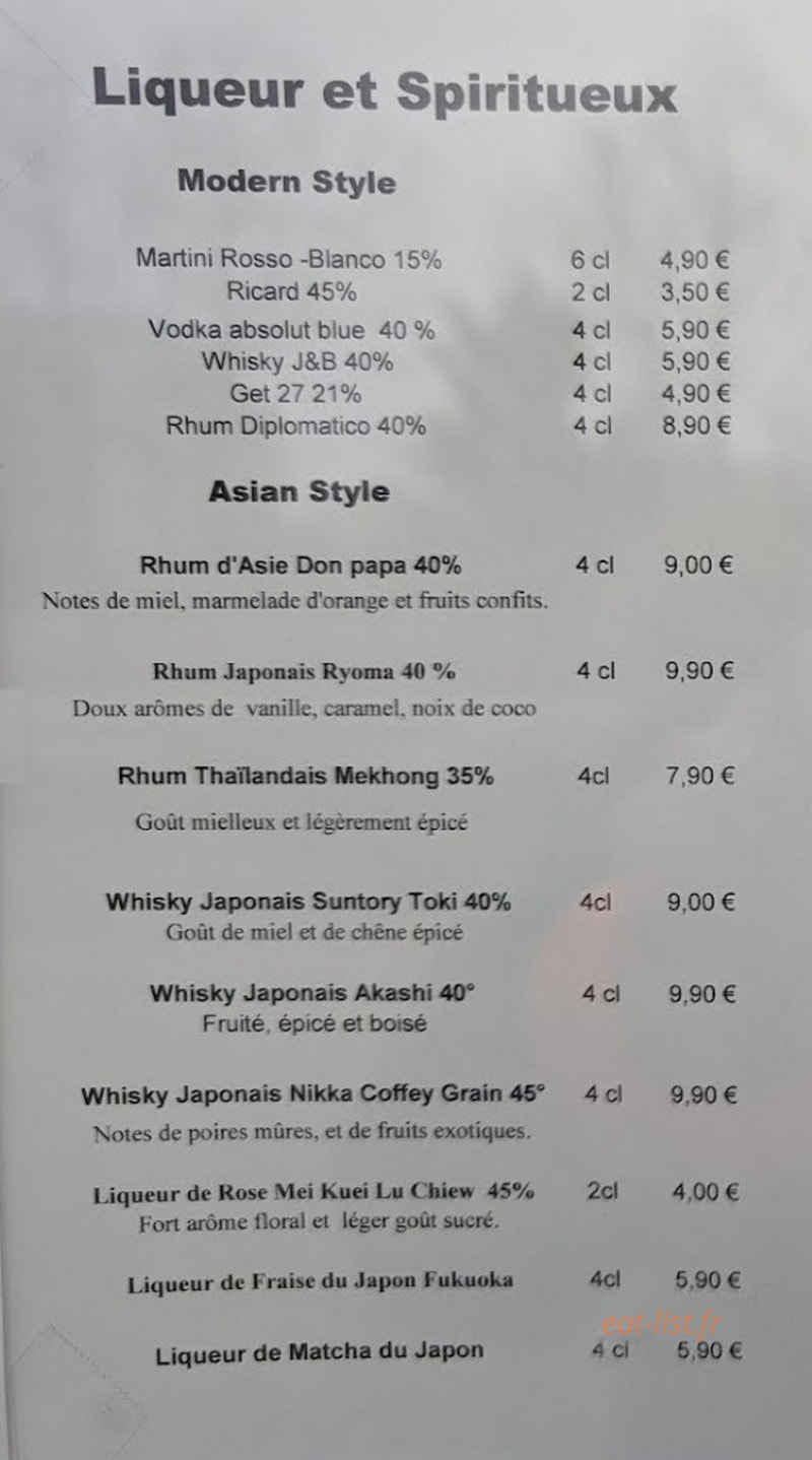 Meeting Asian — carte page 6