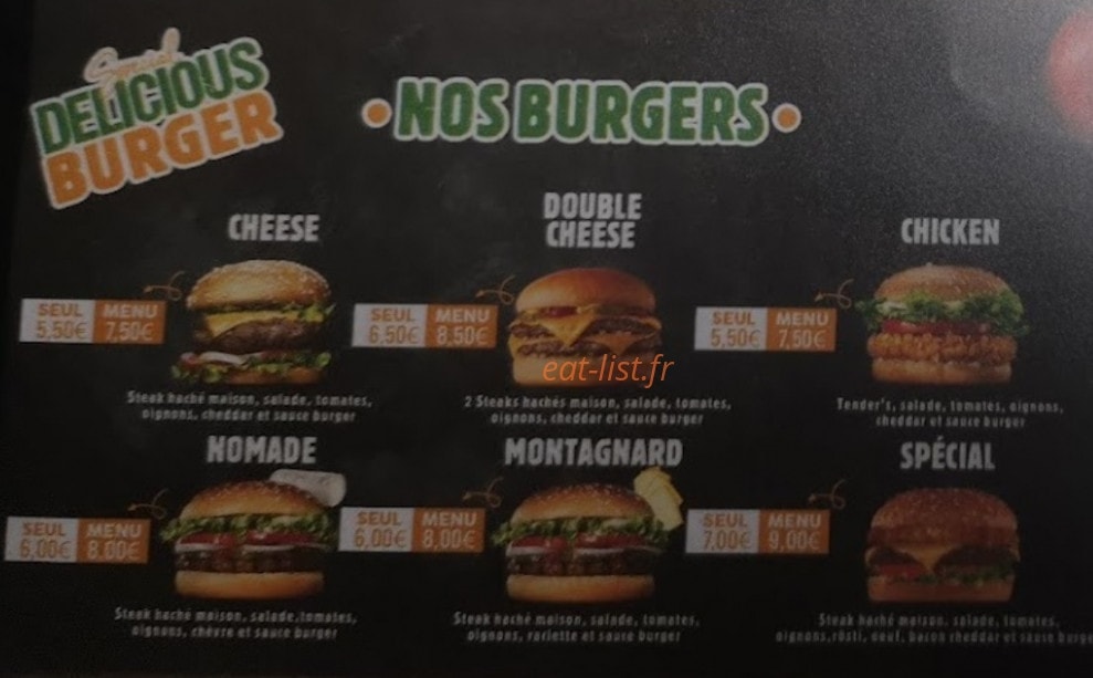 Millenium Tacos — carte page 2
