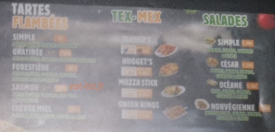 Millenium Tacos — carte page 3