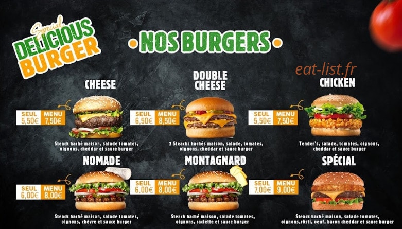 Millenium Tacos — carte page 2