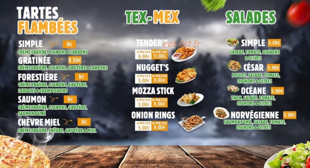 Millenium Tacos — carte page 3