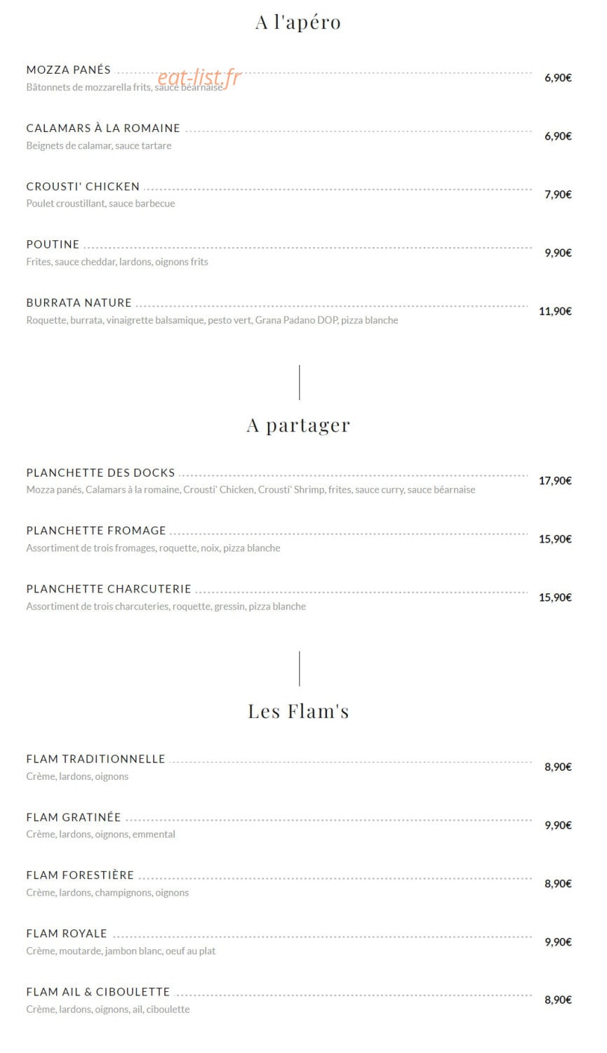 Mozzo — carte page 1