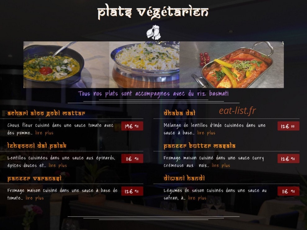 Namaste — carte page 4