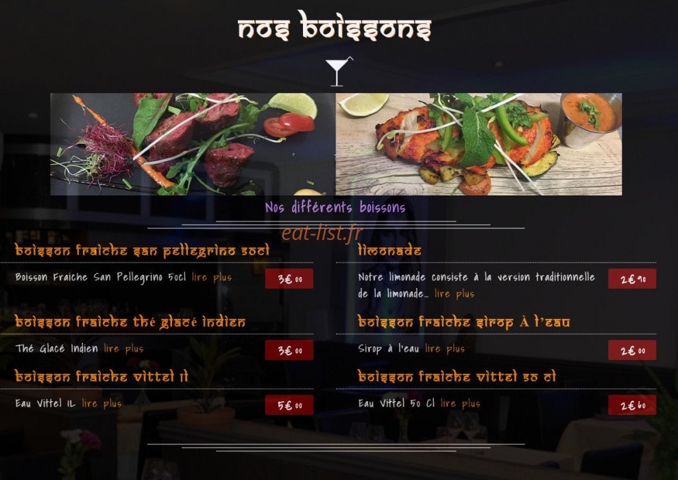 Namaste — carte page 10