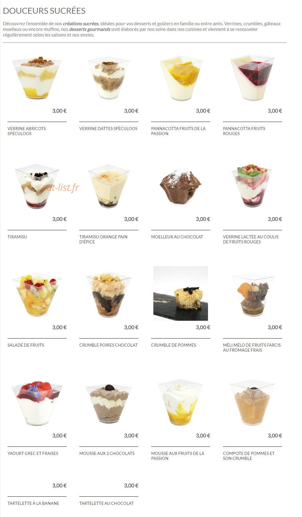 Ô Gourmet — carte page 13